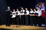 Nasi artyści podczas miejsko – powiatowych obchodów  1050. rocznicy Chrztu Polski