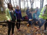 Jesienny rajd  uczniów z II B