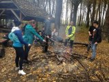 Jesienny rajd  uczniów z II B