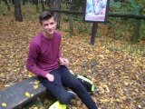 Jesienny rajd  uczniów z II B