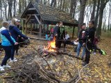 Jesienny rajd  uczniów z II B