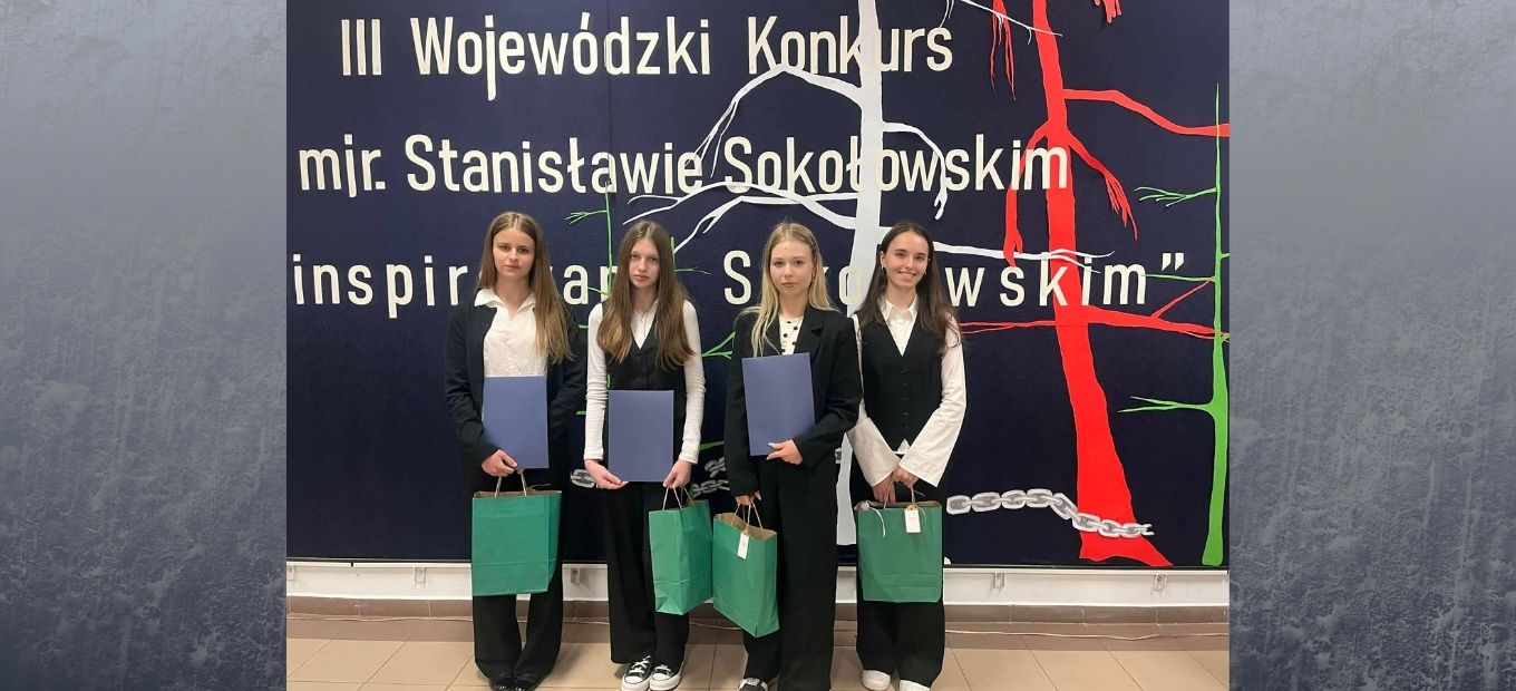 „Zainspirowani Sokołowskim”- sukcesy uczniów Jagiełły w III Wojewódzkim Konkursie o Stanisławie Sokołowskim