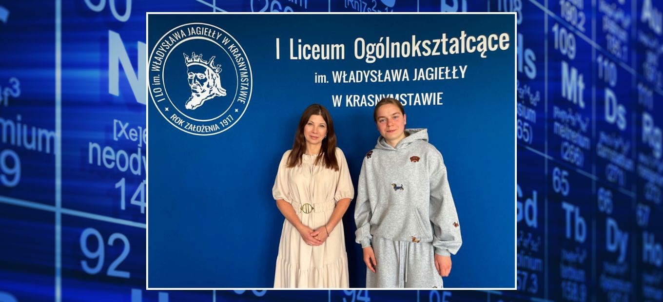 Martyna Mazurkiewicz  laureatką Ogólnopolskiej Olimpiady Przedmiotowej „Olimpus” z chemii